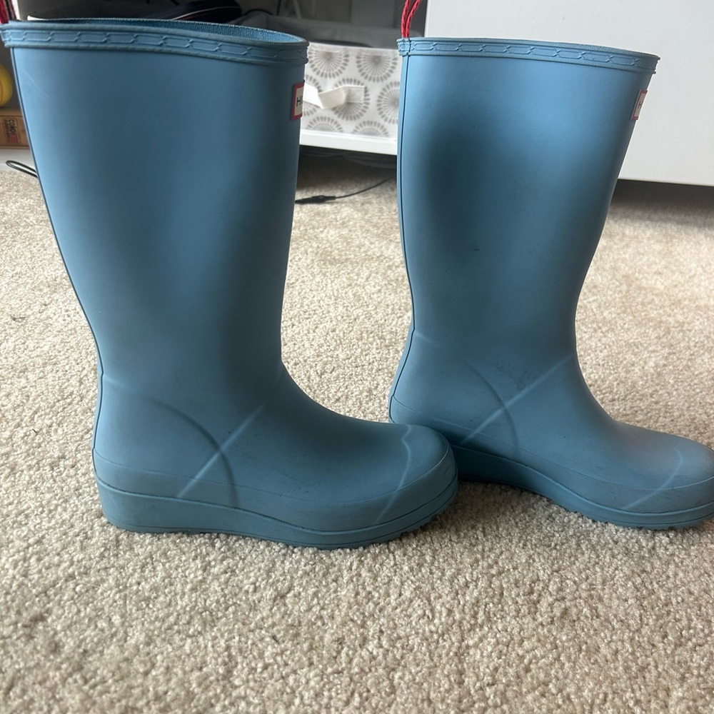 Hunter Classic Blue Waterproof Boots - Picture 4 of 13